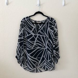 Banana Republic two piece blouse